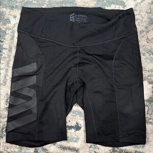 Second Skin Overalls Black and Gray Bike Shorts
